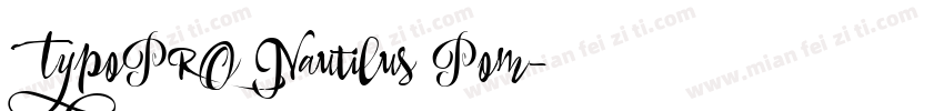 TypoPRO Nautilus Pom字体转换
